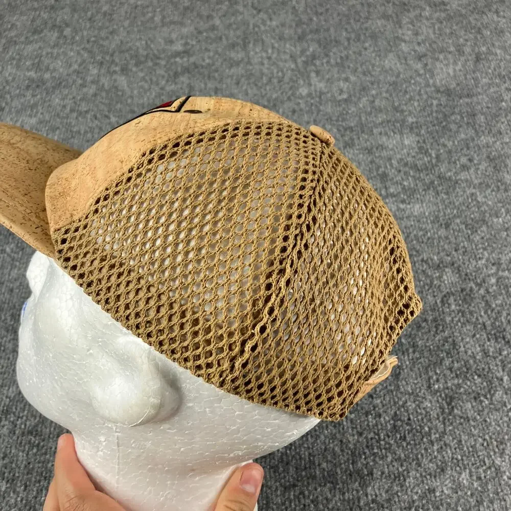 Portugal Cork Hat Embroidered‎ Cap Natural Cork One Size Cotton